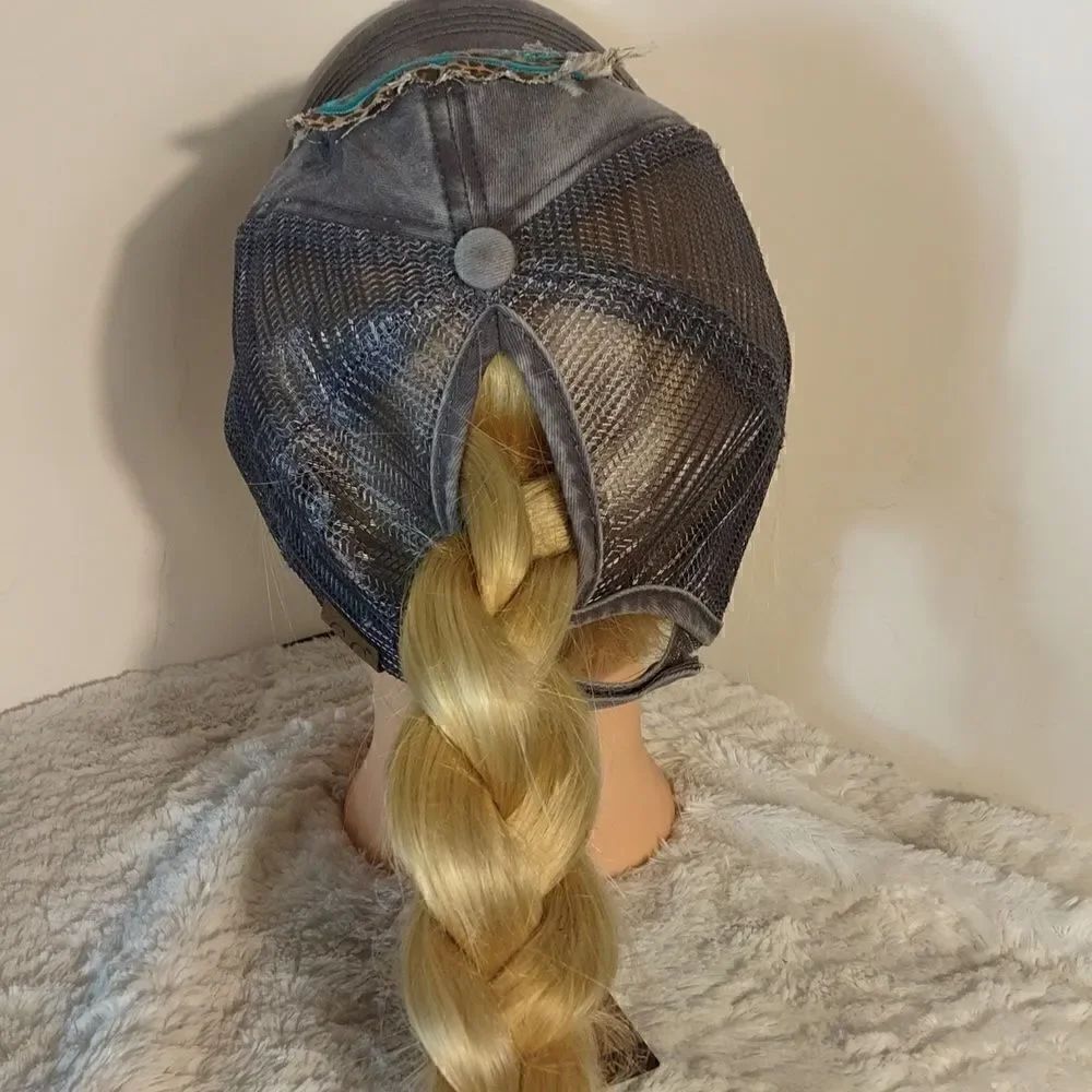 CC Distressed "Can I Pray For You" Pony Cap - Picture 3 of 8